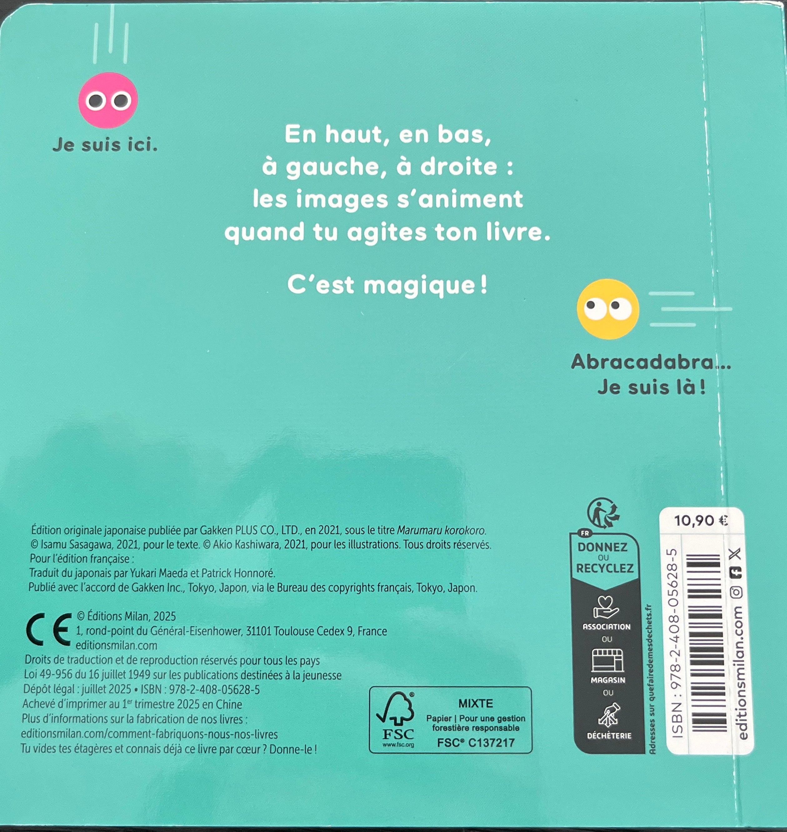 LIVRE MAGIQUE " Je suis"