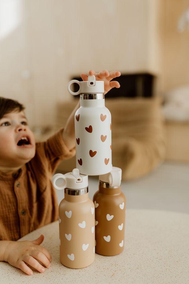 Gourde acier inox Crème