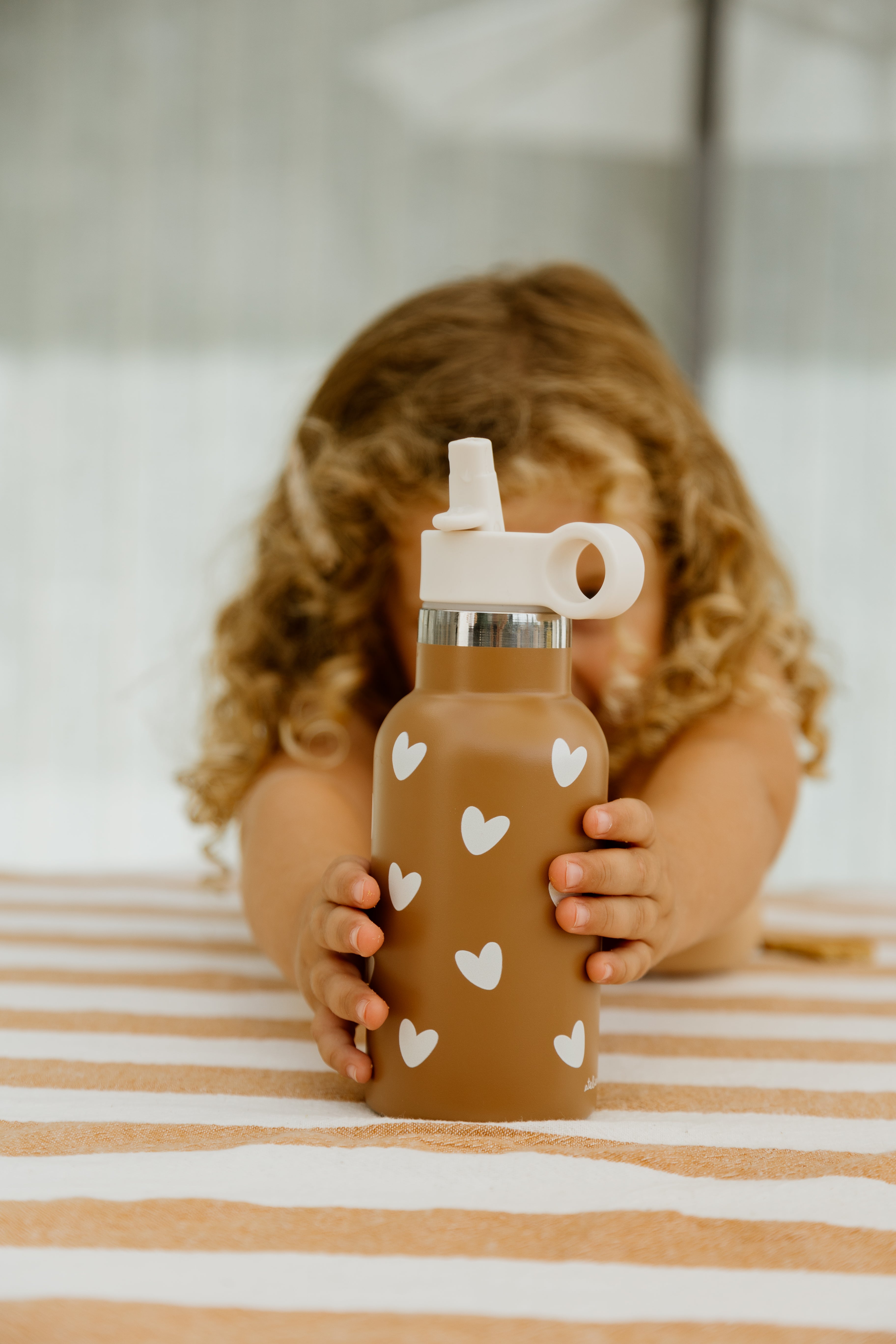 Gourde acier inox Caramel