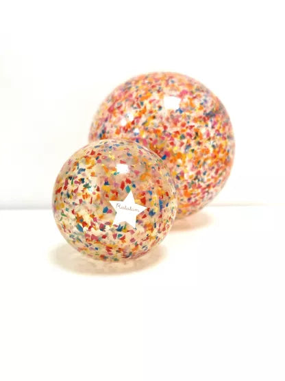 Ballon "confetti" multico 10 cm