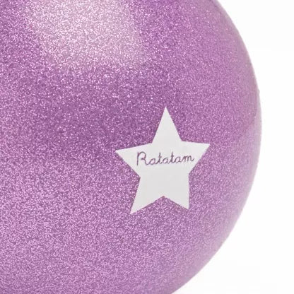 Petit Ballon Mouton Pailleté 10 cm - Violet