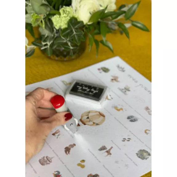 Coffret complet Mes Premières Fois - Affiche 'Classique' (Affiche + Tampon + Encrier + Porte-Affiche + Tube Cadeau)