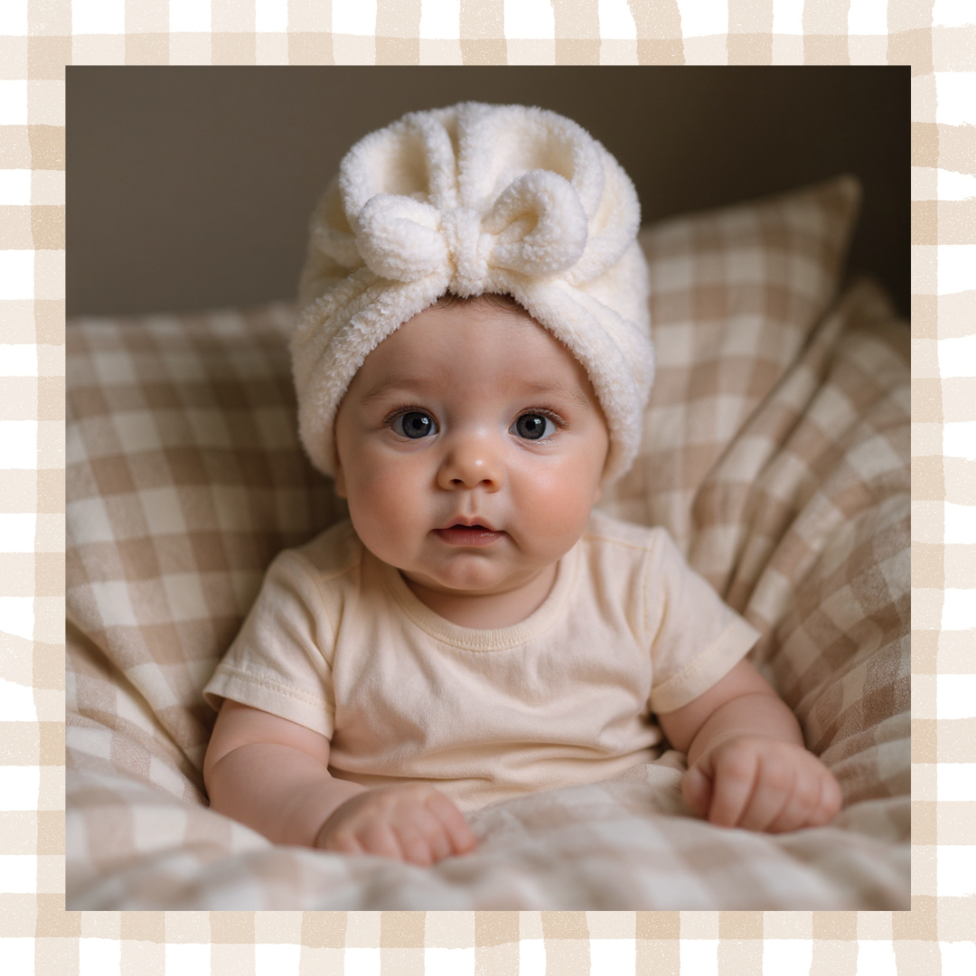 BONNET tout doux Écru dès 6 mois