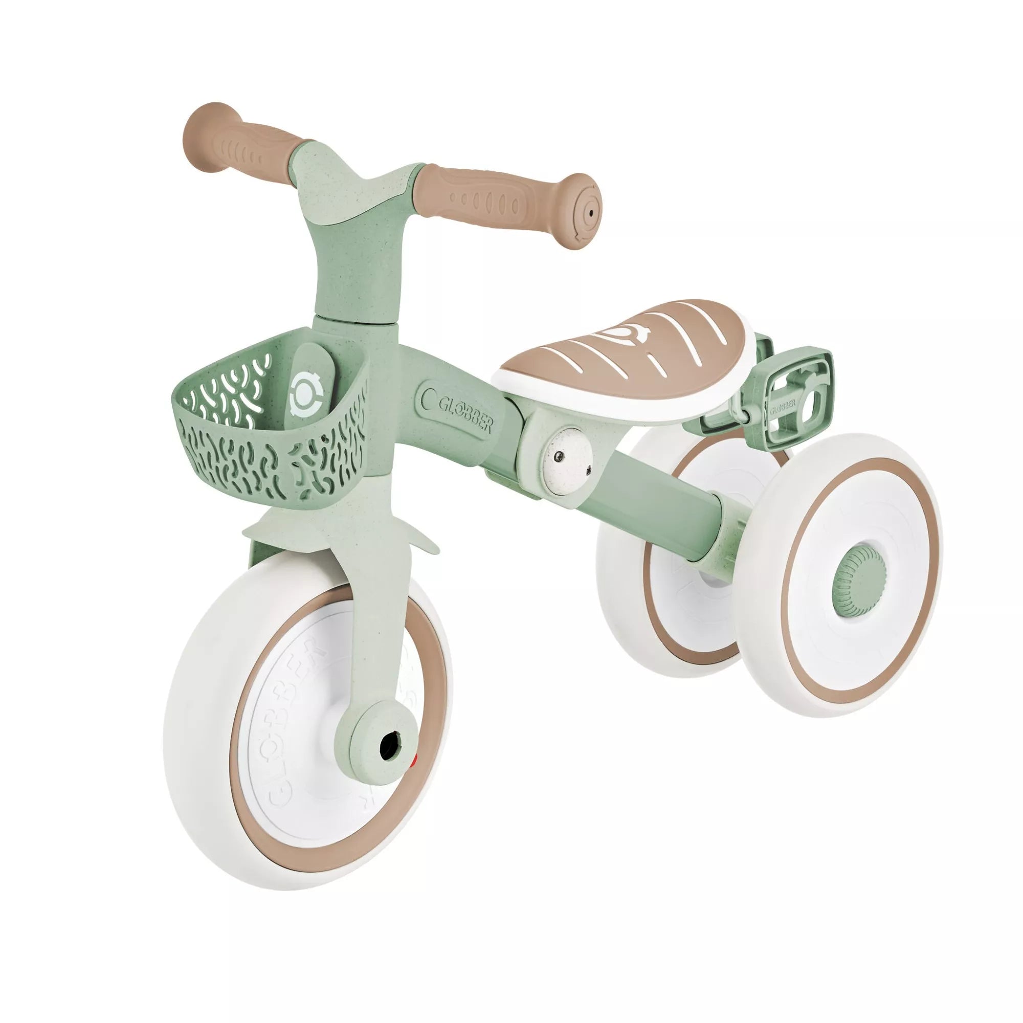 LEARNING tricycle 2-EN-1 plus EVOLUTIF ECO-LOGIC VERT SAUGE