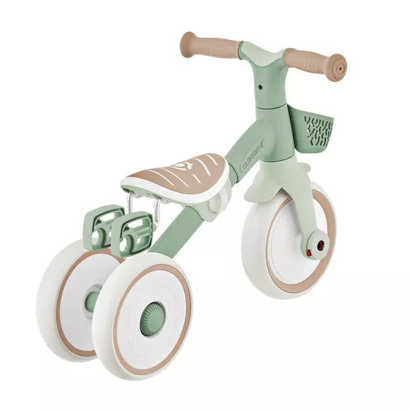 LEARNING tricycle 2-EN-1 plus EVOLUTIF ECO-LOGIC VERT SAUGE