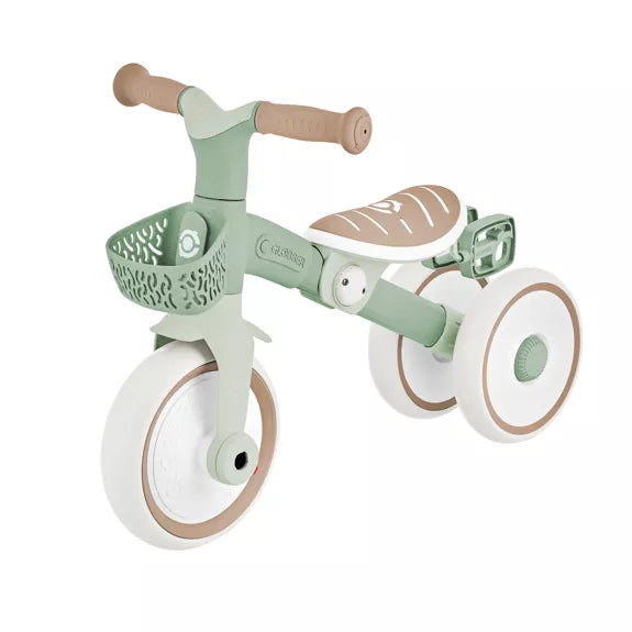 LEARNING tricycle 2-EN-1 plus EVOLUTIF ECO-LOGIC VERT SAUGE