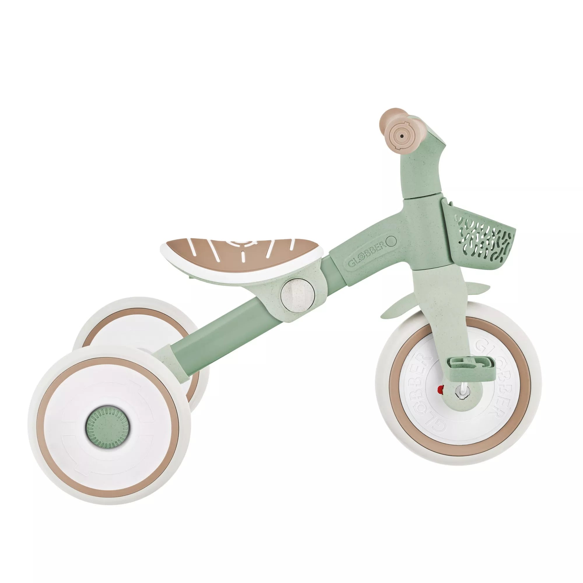 LEARNING tricycle 2-EN-1 plus EVOLUTIF ECO-LOGIC VERT SAUGE