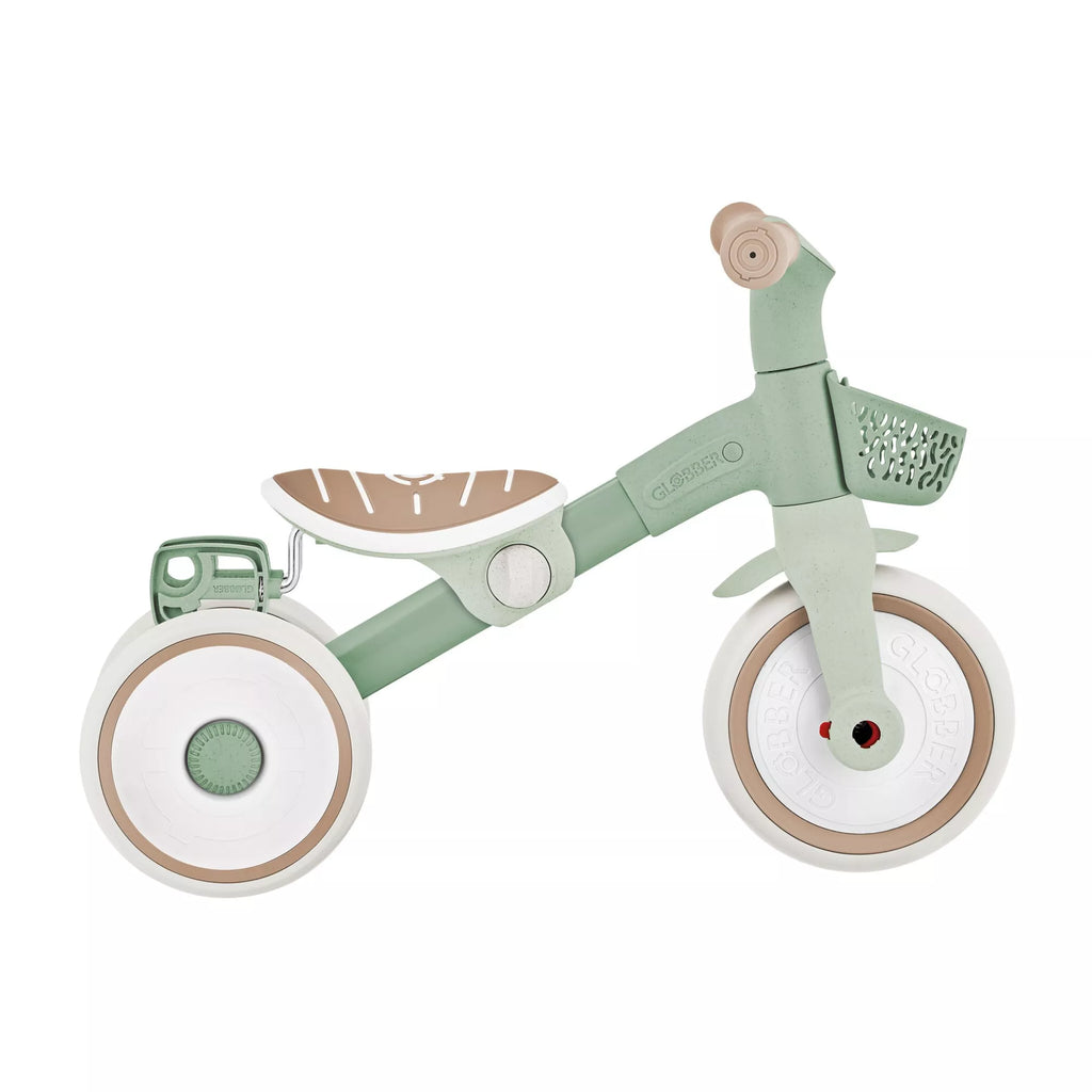 LEARNING tricycle 2-EN-1 plus EVOLUTIF ECO-LOGIC VERT SAUGE