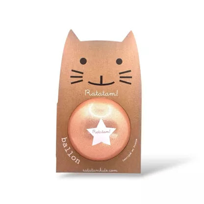 Ballon pailleté 15 cm – Cuivre