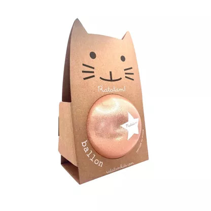 Ballon pailleté 15 cm – Cuivre
