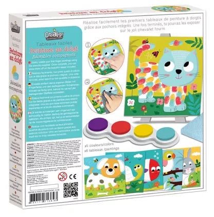 Peinture au doigt "Adorables compagnons"