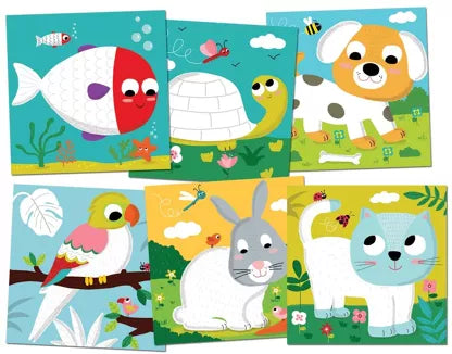 Peinture au doigt "Adorables compagnons"