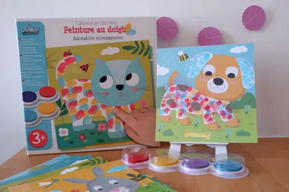Peinture au doigt "Adorables compagnons"