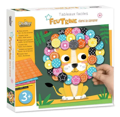 Activité Feutrine "Dans la savane"