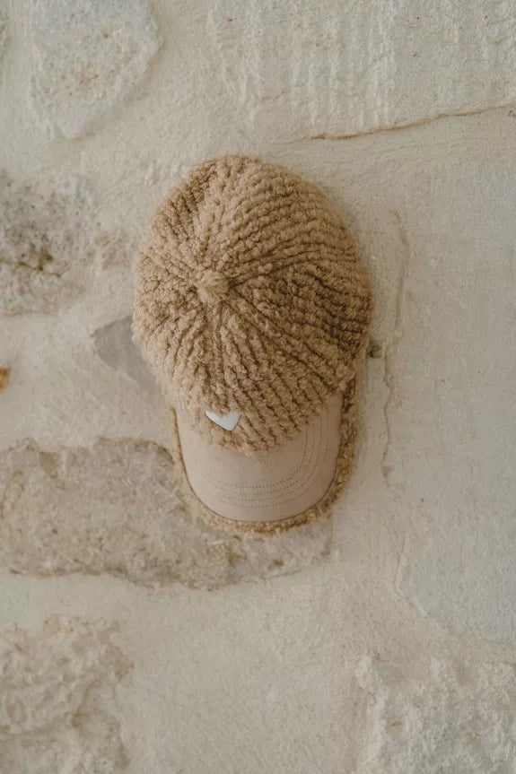 Casquette enfant mi-saison LOVE - beige