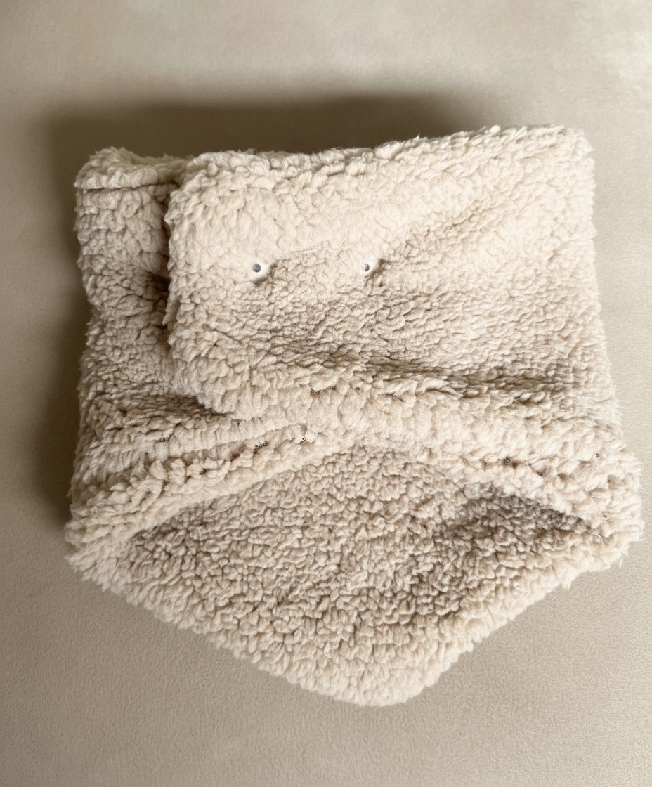 CACHE COU uni Grège 2/6ans