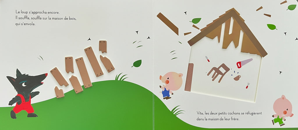 LIVRE GIGOGNE LES TROIS PETITS COCHONS