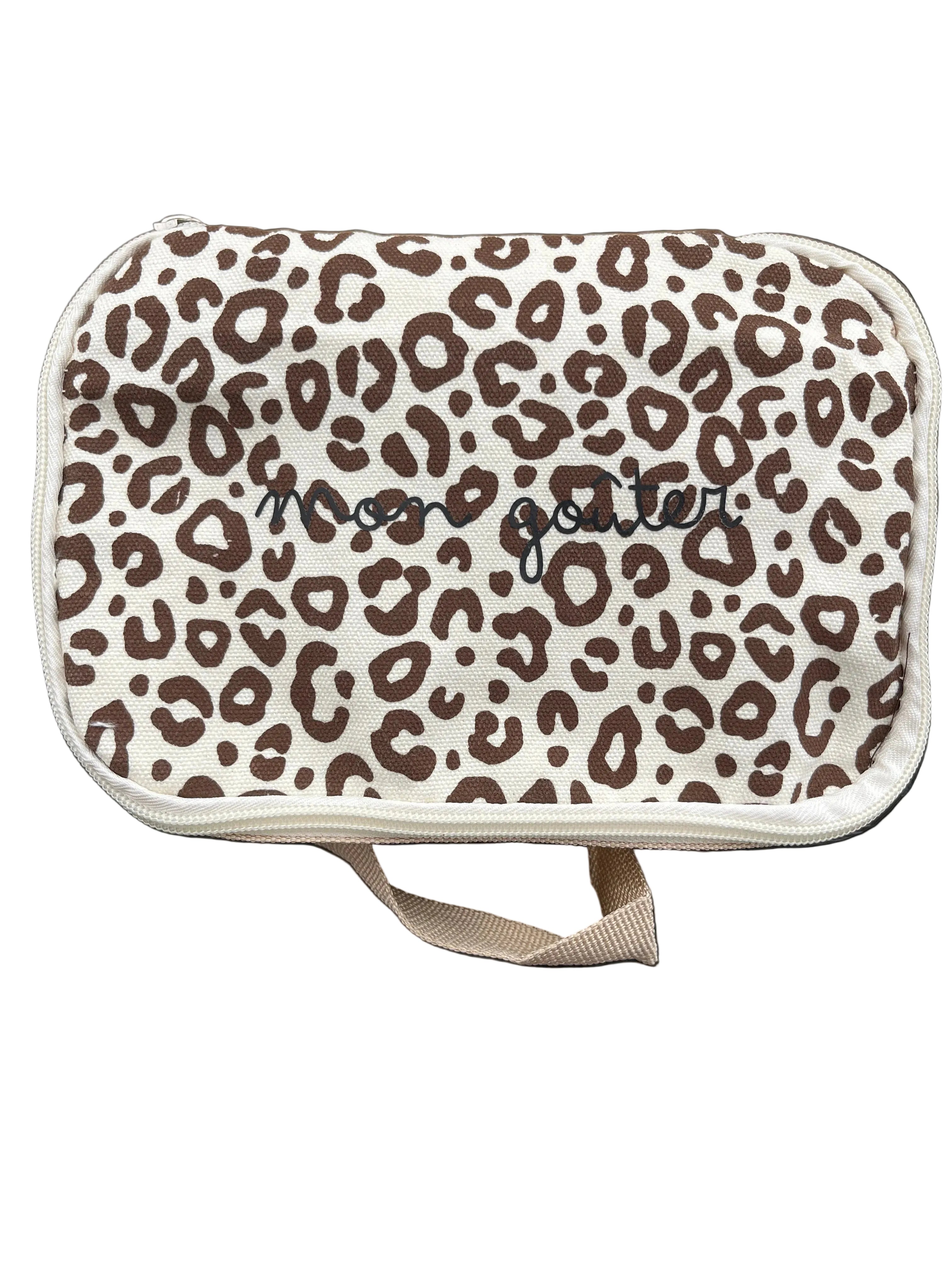 Sac gouter Crème Léopard
