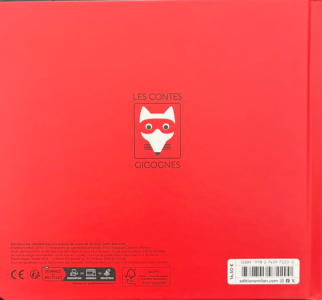 LIVRE GIGOGNE LE PETIT CHAPERON ROUGE
