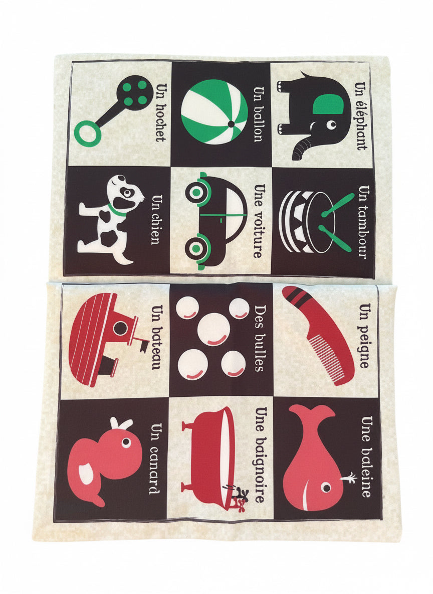 CRINKLY Mon premier livre bébé en tissu MON IMAGIER ! (dès 3 mois)