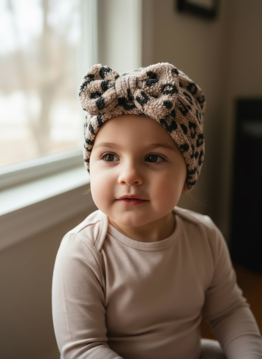 Bonnet tout doux graou camel dès 6 mois