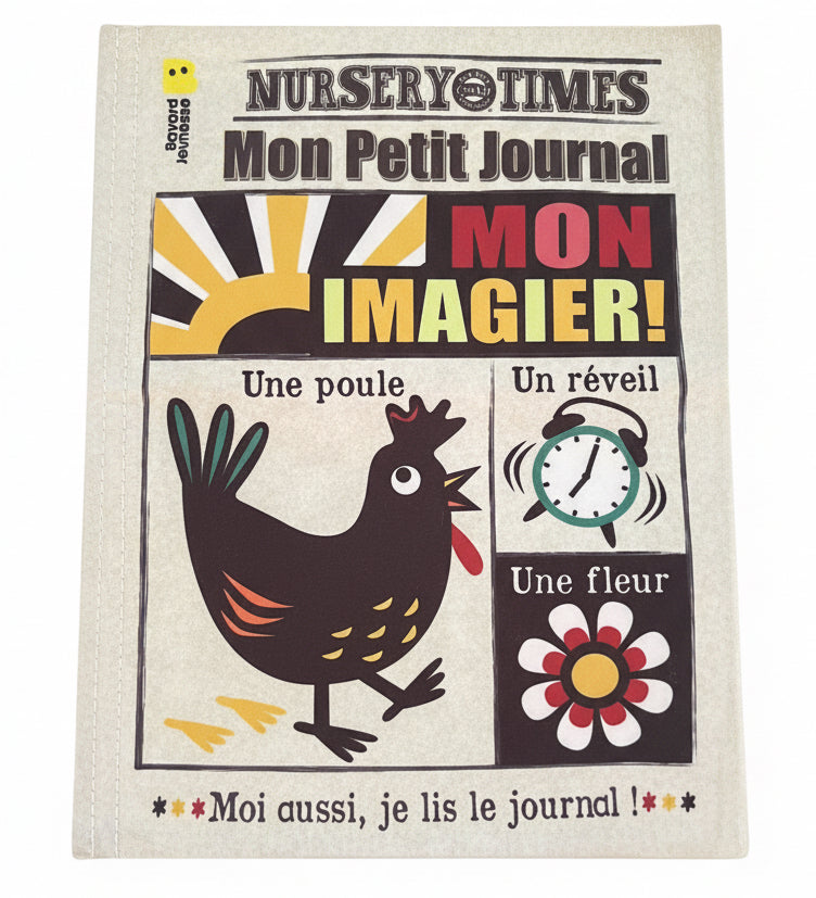 CRINKLY Mon premier livre bébé en tissu MON IMAGIER ! (dès 3 mois)