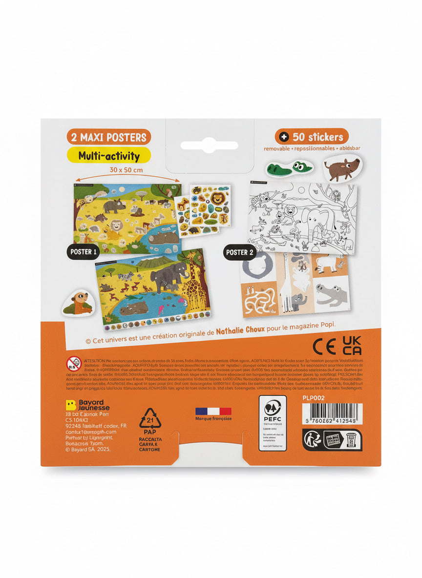 POSTER A JOUER  LA SAVANE