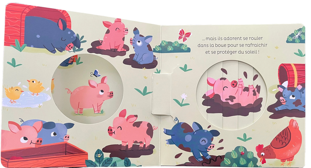LIVRE ENFANT A LA FERME