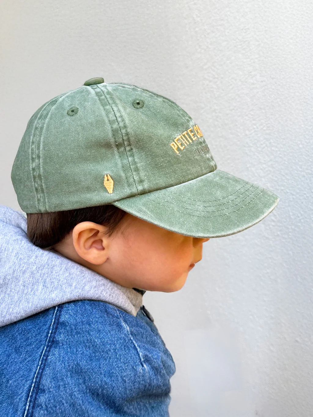 Casquette délavée enfant - COLETTE Green