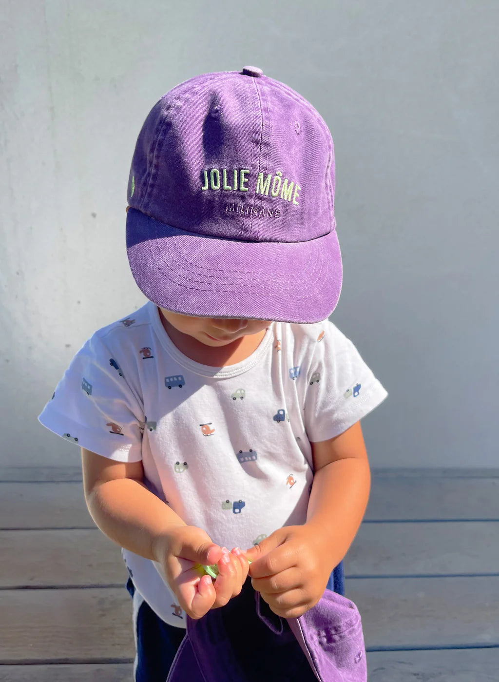 Casquette délavée enfant - COLETTE Violet