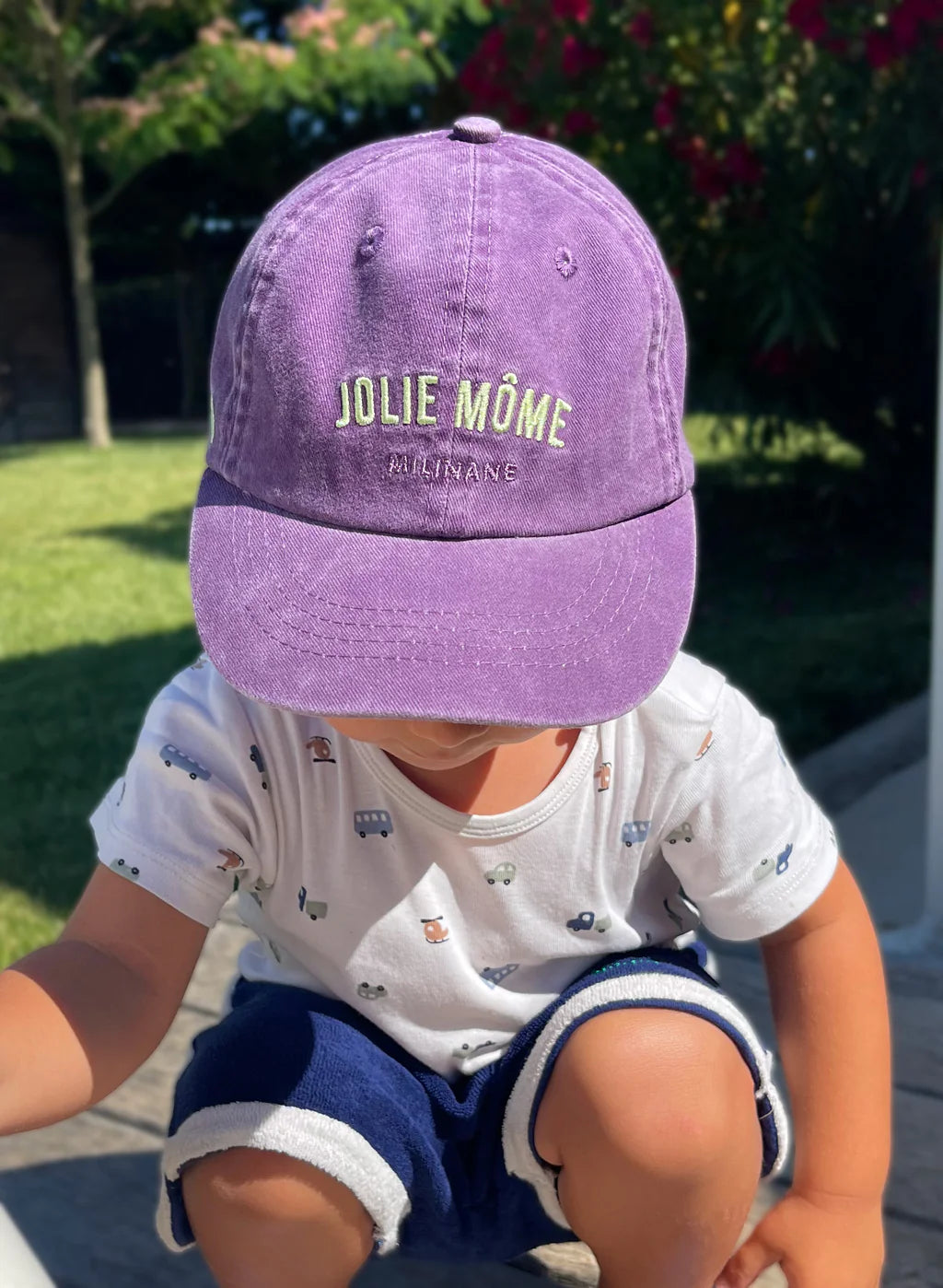 Casquette délavée enfant - COLETTE Violet