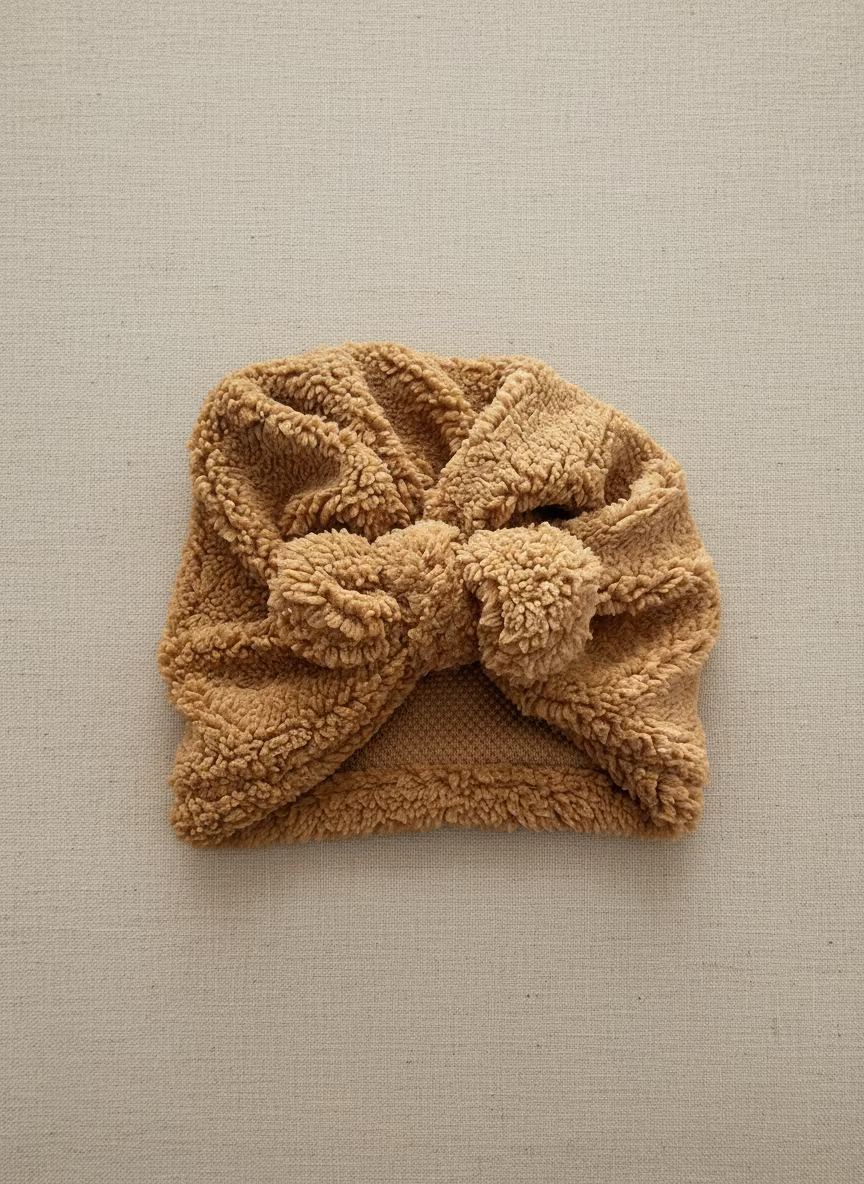 Bonnet tout doux Caramel dès 6 mois