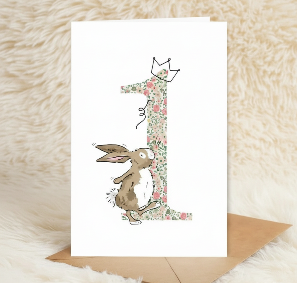 Carte d’anniversaire humoristique « Lapin 1 an » 🎉🐰
