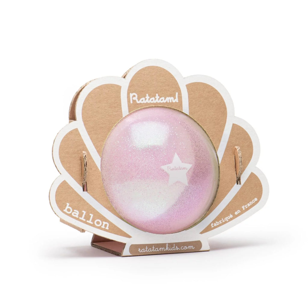 Ballon de manipulation / Coquillage 10cm Rose
