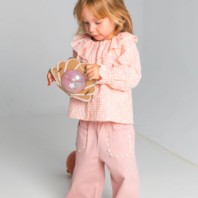 Ballon de manipulation / Coquillage 10cm Rose