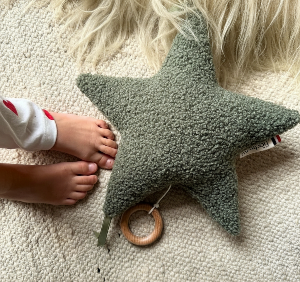 Coussin étoile musical LA BOUM / KAKI