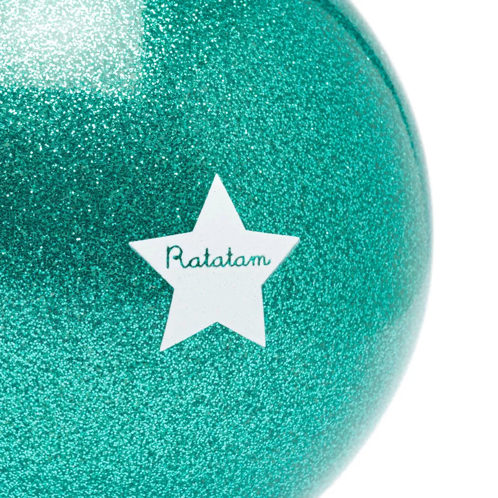 Ballon Mouton Pailleté 10 cm - Vert