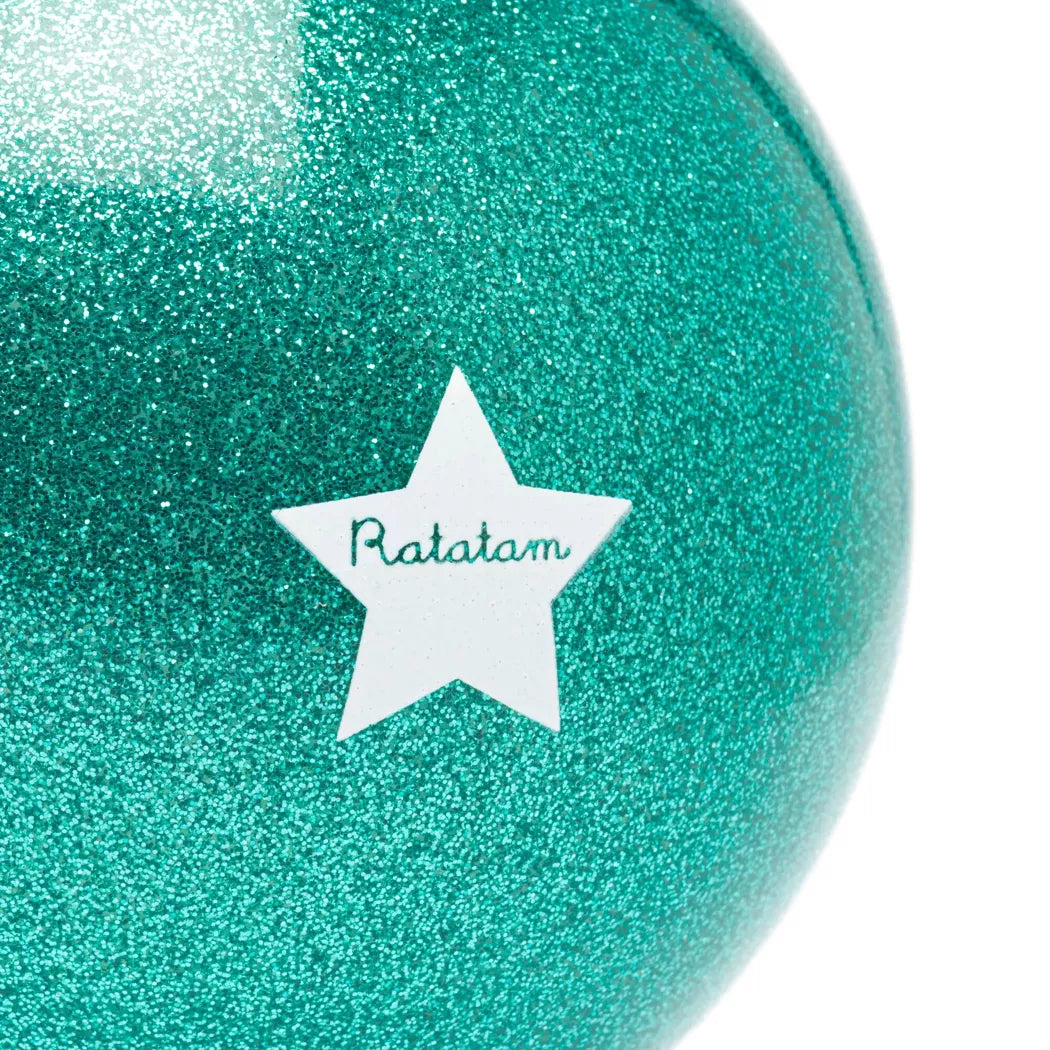 Ballon Mouton Pailleté 10 cm - Vert