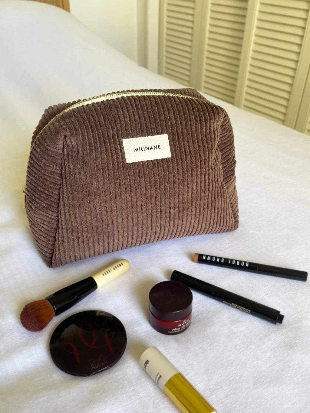 Trousse de toilette - JADE
Chocolat