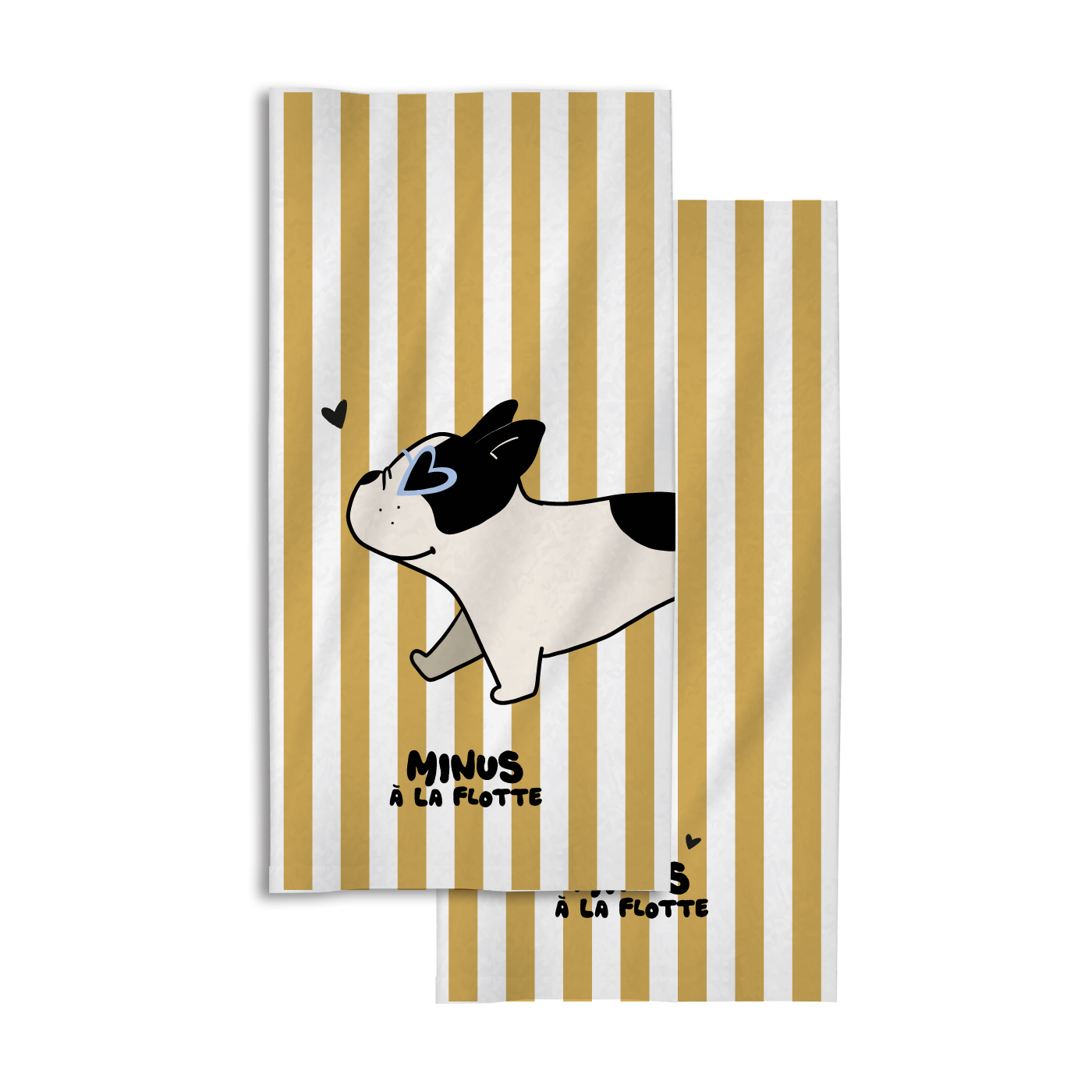 Serviette Minus - Bouledogue