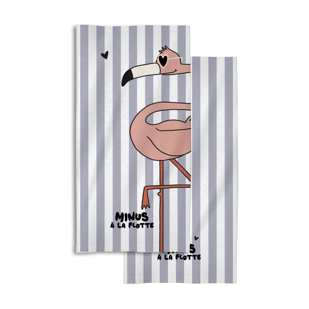 Serviette Minus - Flamant