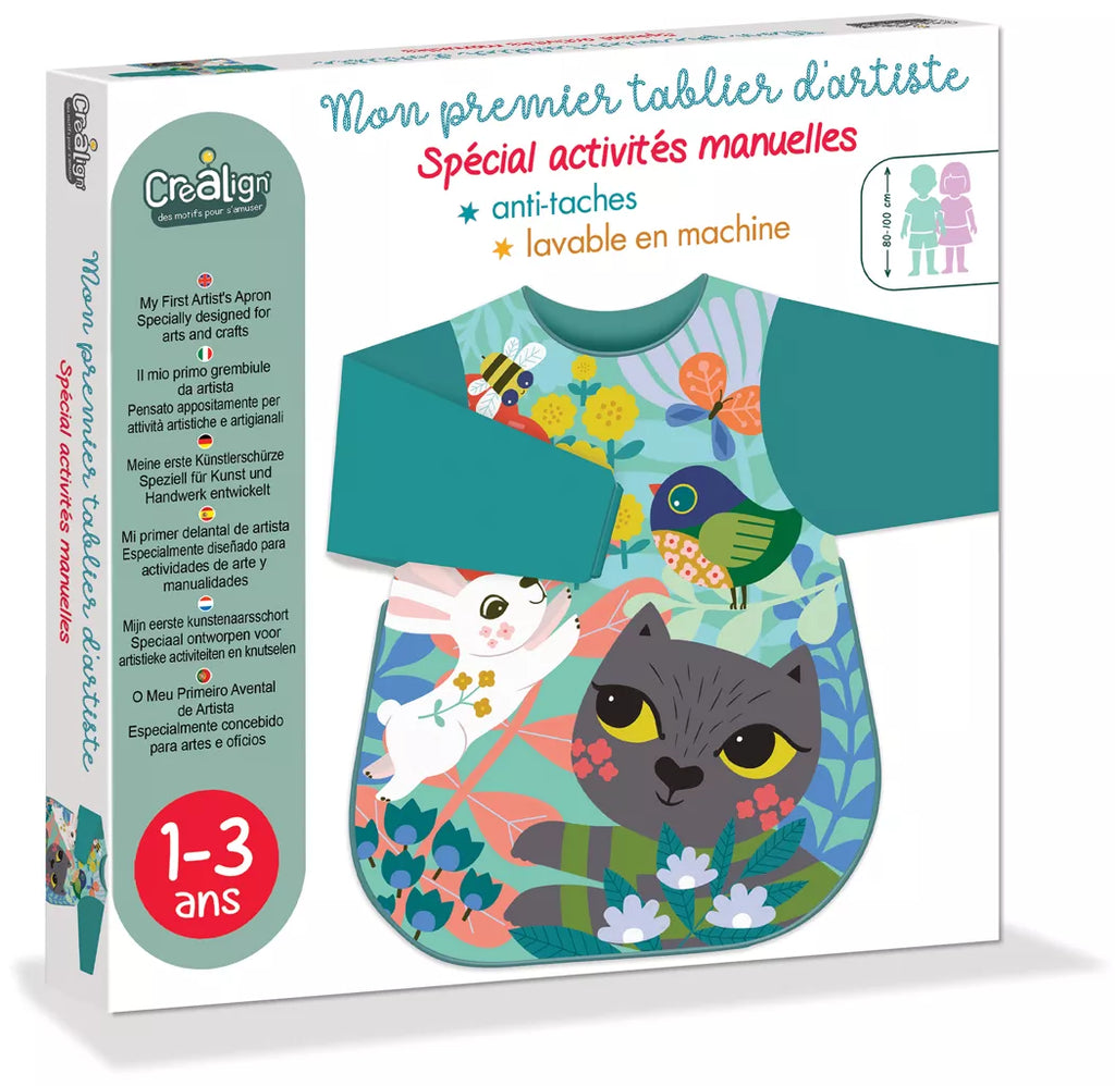 Mon 1er tablier d'artiste CHAT 1~3 ans