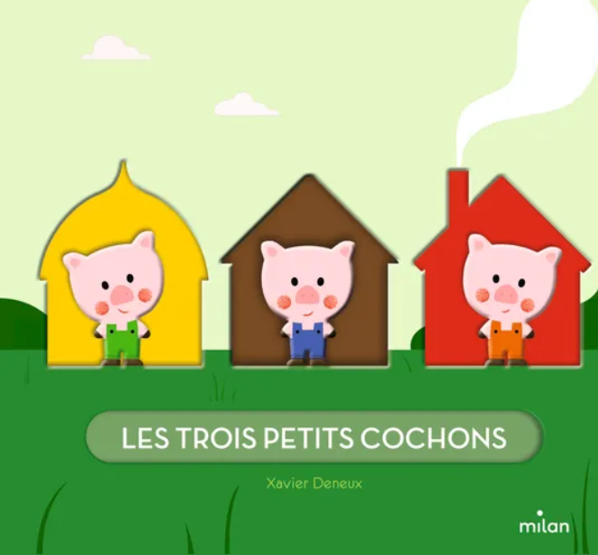 LIVRE GIGOGNE LES TROIS PETITS COCHONS