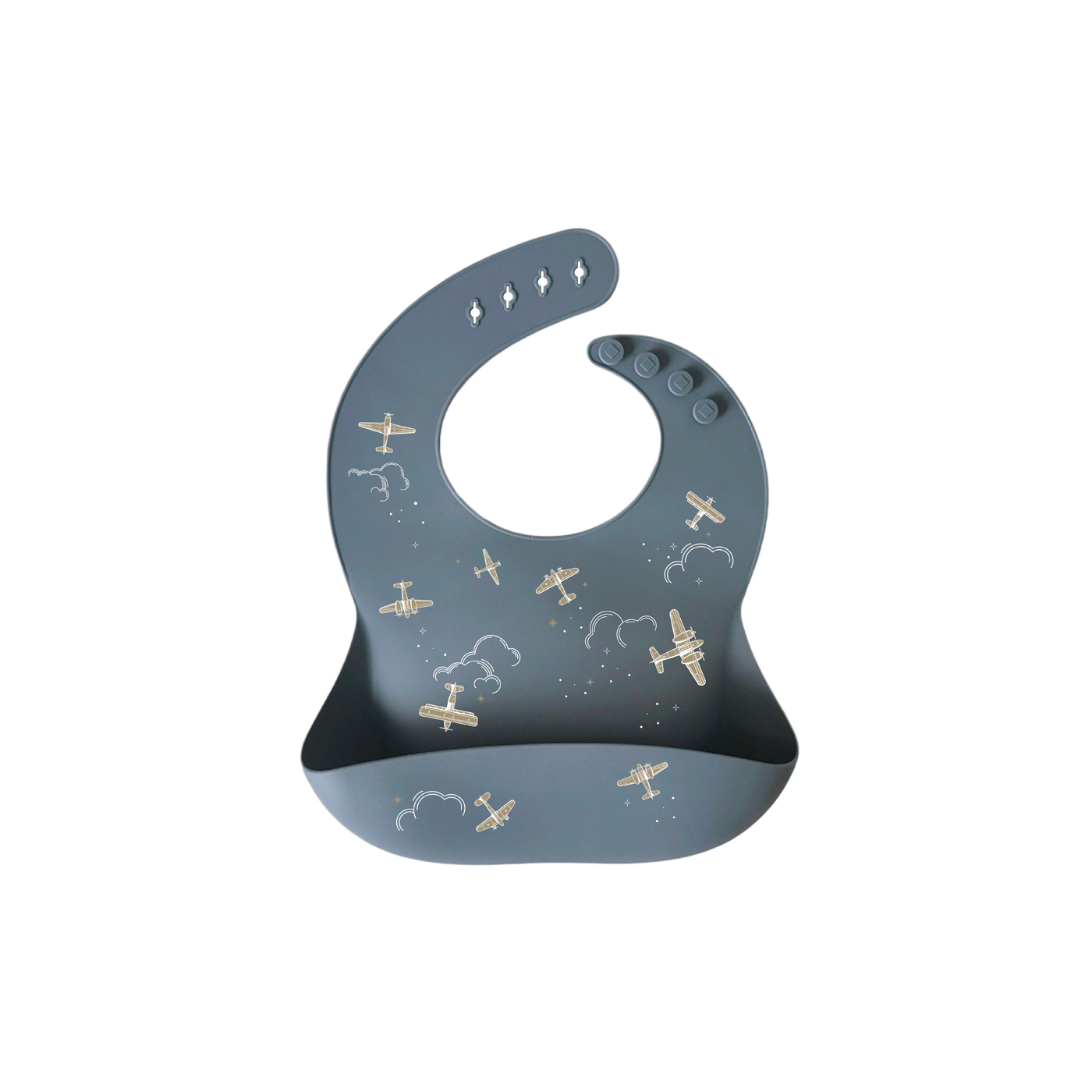 Bavoir en silicone - Aviateur