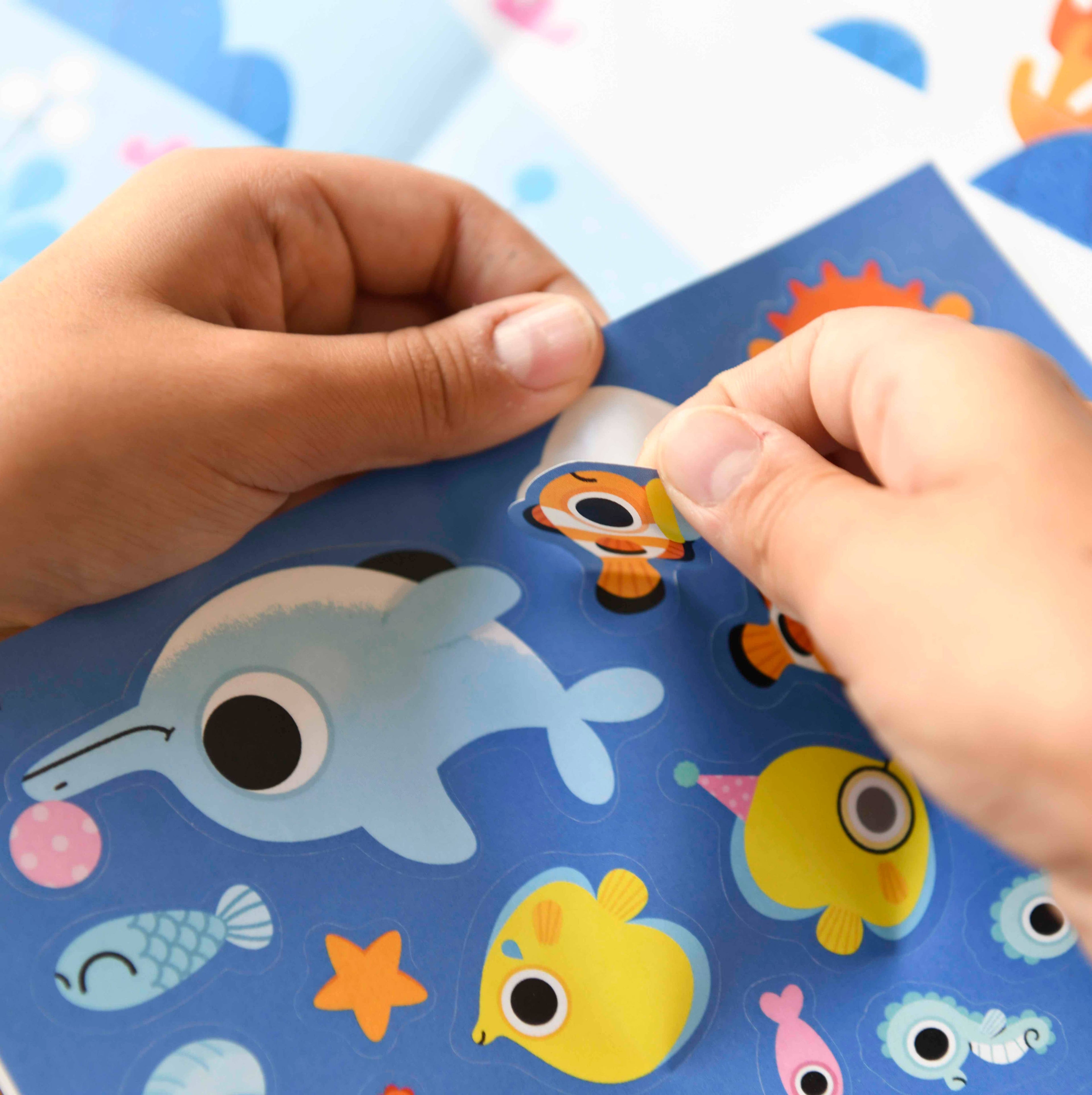 Les créatifs posters en stickers - la mer