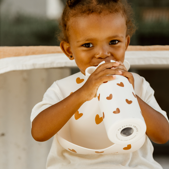 Gourde acier inox Crème