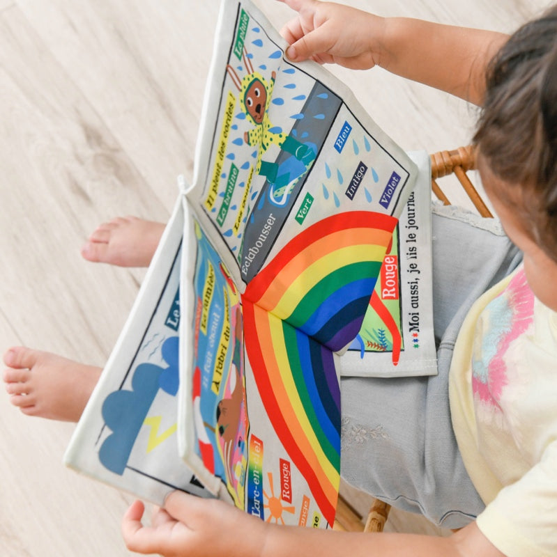 CRINKLY Mon premier livre bébé en tissu ANIMAUX DE LA FERME (dès 3 mois)