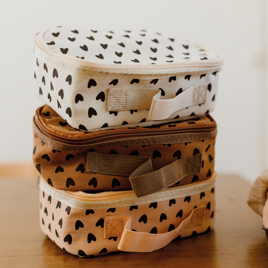 Sac gouter Cœur écru